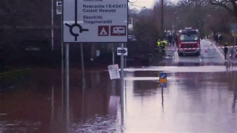 Monmouth Floods 16th Feb 2020 Youtube