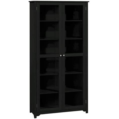 Home Decorators Collection Oxford 36 In W Black 6 Shelf Bookcase With