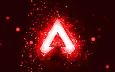 Download Wallpapers Apex Legends Red Logo K Red Neon Lights Creative Red Abstract