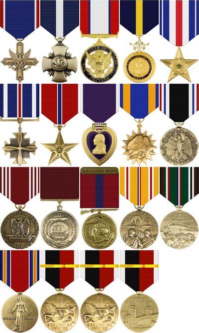 World War 2 Medals Us Military Medals Military Medals Military