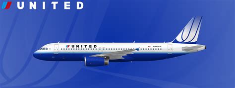 United Airlines A320 New Livery