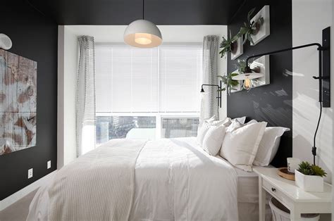 You can hardly ever go wrong with black and white as a color scheme, even (especially?) in the bedroom. Back To Black: Decorating With Dark Color Schemes