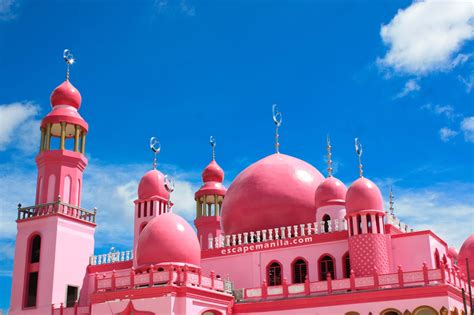 Maguindanao S Pink Mosque And Inaul Weaving Center Escape Manila