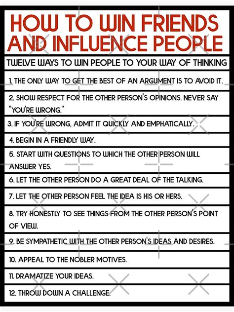 How To Win Friends And Influence People Twelve Ways To Win People To