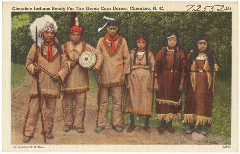 Cherokee Indians Ready For The Green Corn Dance Cherokee … Flickr