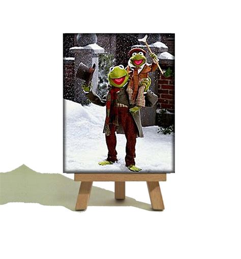 Kermit The Frog The Muppets Christmas Carol Cute Miniature Etsy