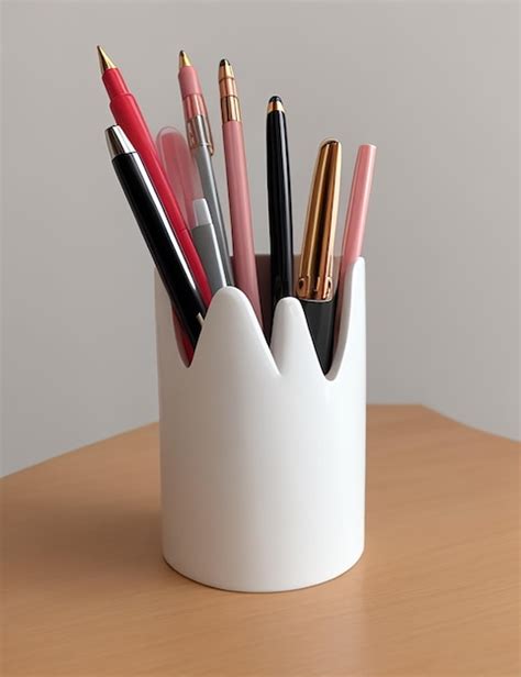Premium Ai Image Pen Holder For Desk