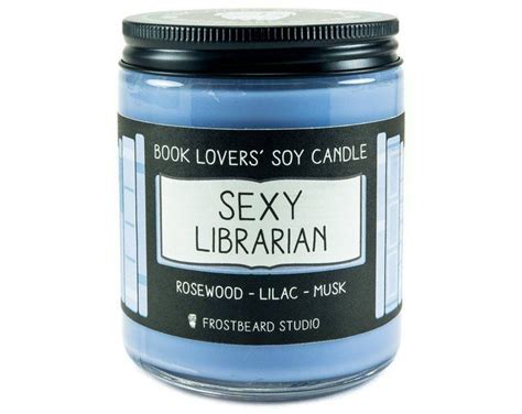 Sexy Librarian 8 Oz Book Lovers Soy Candle Book Candle Book
