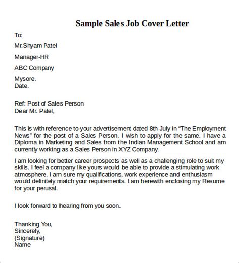 When writing a letter to verify employment, you'll need to be aware the possible impact on an employee's well being. FREE 12+ Cover Letter Samples in PDF | MS Word