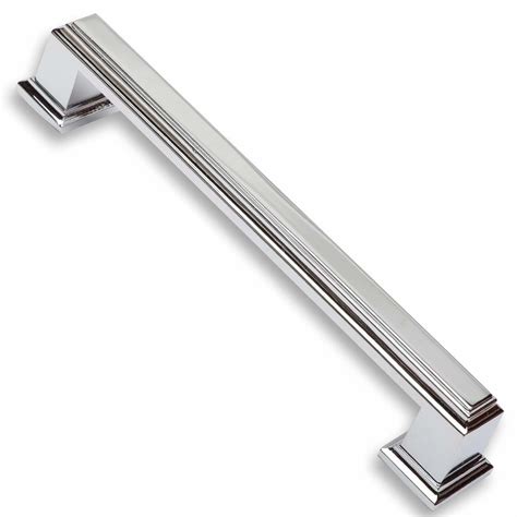 Southern Hills Polished Chrome Cabinet Pulls - Pack of 5 - 4 inch Screw Spacing - SH0660-101-CHR ...