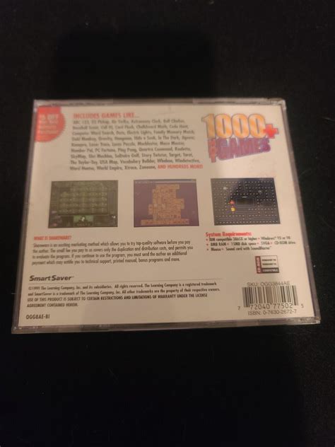 Vintage 1000 Games Aol Cd Windows 95 And 98 Ebay