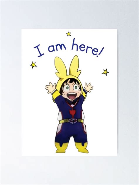 Funny Little Deku I Am Here Poster By Sellomico