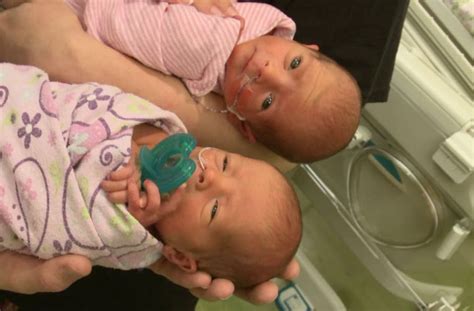woman who had no clue she was pregnant gives birth to rare twins