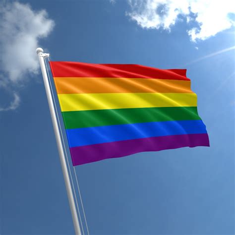 Prideoutlet Flags Gay Pride 3 X 5 Foot Rainbow Economy
