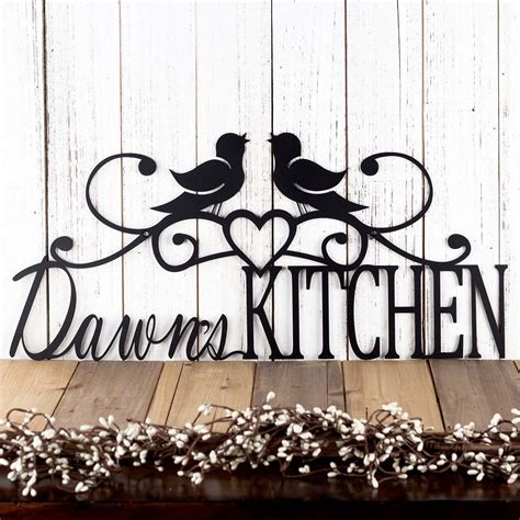Buy Custom Kitchen Metal Sign Personalized Farm Kitchen Decor Bird