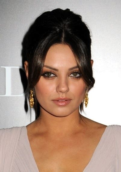 Mila Kunis Wows With Elegant Updo Hair Beauty Interview Hairstyles