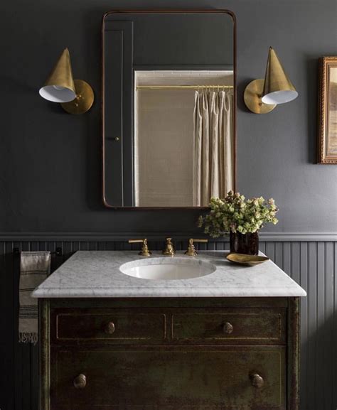 30 Dark Vanity Bathroom Ideas Decoomo