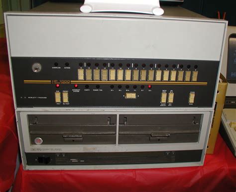 Hp 1000 Minicomputer System With Dual 8 Disk Drive Informática