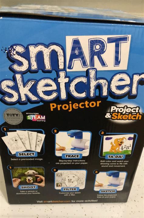 Choose a preloaded picture on your smart sketcher® projector. THE smART SKETCHER PROJECTOR: A FUN NEW WAY TO DRAW, WRITE AND COLOR!