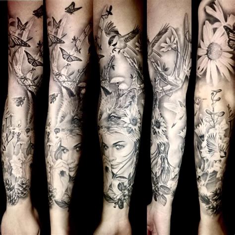 Mother Nature I Could Never Do A Sleeve But This Is Stunning Mother Nature Tattoos Sleeve