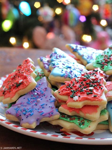 4) roll out on a floured surface to about 1/3 to 1/4 inch thick, cut out any design you like with your cookie cutter(s) and place them a decrease the speed to low and slowly add the sugar. Jam Hands: Soft and Thick Cut-Out Sugar Cookies