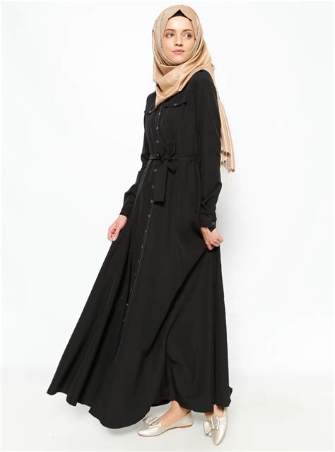 2016 New Arrival Islamic Black Abayas Muslim Long Dress For Women