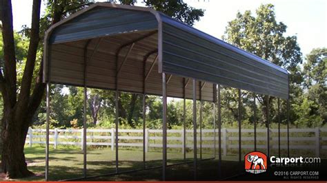 Carports and more california based and the nations largest independent dealer of all youll need for your prefabricated garage building kits and. RV Carport 12' x 36' Regular Metal Roof | Shop metal ...
