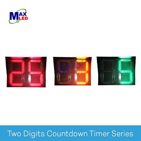 Two Digits Countdown Timer Series Malaysia Led Traffic Signal Lights
