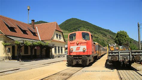 Das wird sich aber in kürze ändern und dazu ist auch ihre stimme gefragt! Wachaubahn - Bahnhof Spitz