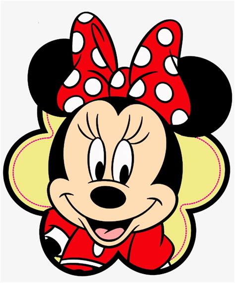 Minnie Face Png Graphic Transparent Minnie Mouse Png Png Image