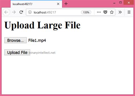 Upload Large Files In ASP NET Core BinaryIntellect Knowledge Base