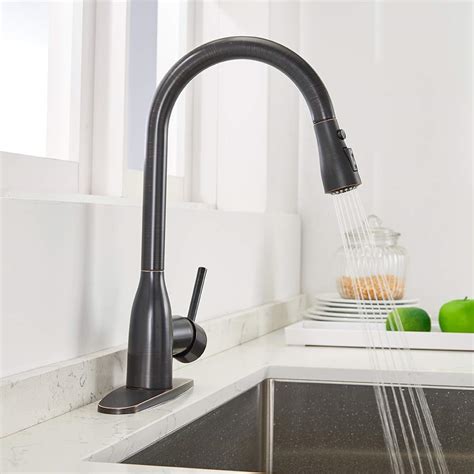 Again, it is a solid stainless steel commercial kitchen faucet with solid stainless steel sprayer. VESLA HOME Commercial Single Handle Pull Out Sprayer Oil ...