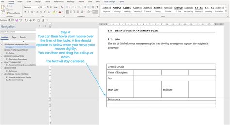 How To Change Vertical Alignment In Word Table Naxrebackup