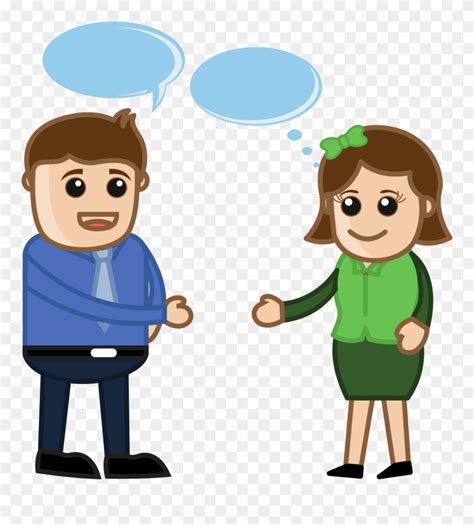 Two People Talking Cartoon Transparent Goimages Page