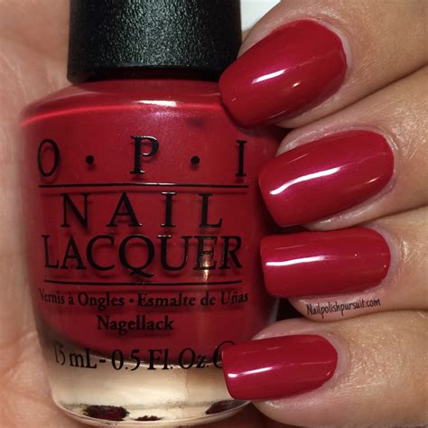 Classics Opi Red The Polished Pursuit
