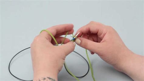 How To Knit A Turkish Cast On Invisible Cast On Youtube