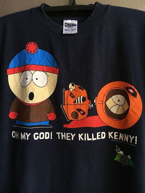 Vintage 1997 South Park Oh My God They Killed Kenny T Shirt Size