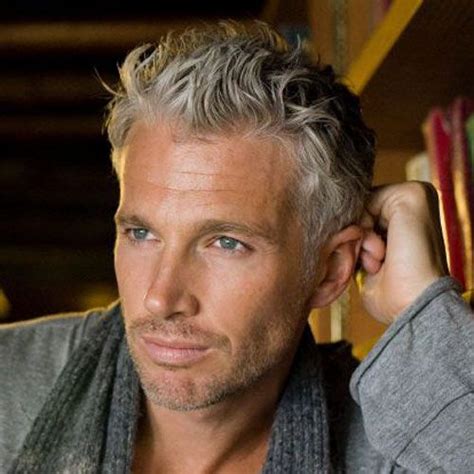 Messy Silver Fox Hairstyle Senior Mens Hairstyles Best Hairstyles For