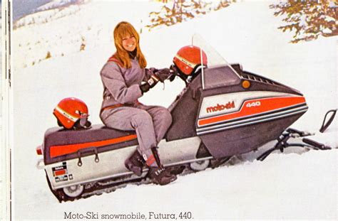 Classic Snowmobiles Of The Past 1974 Moto Ski Futura