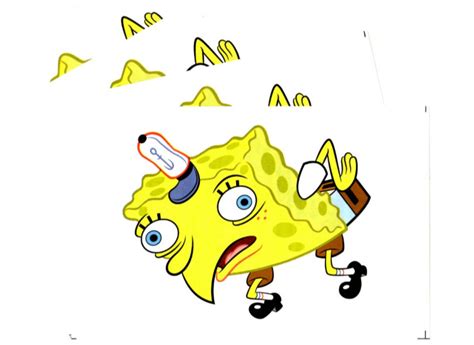 Spongebob Squarepants Chicken Meme Sticker Laptop Stickers Etsy