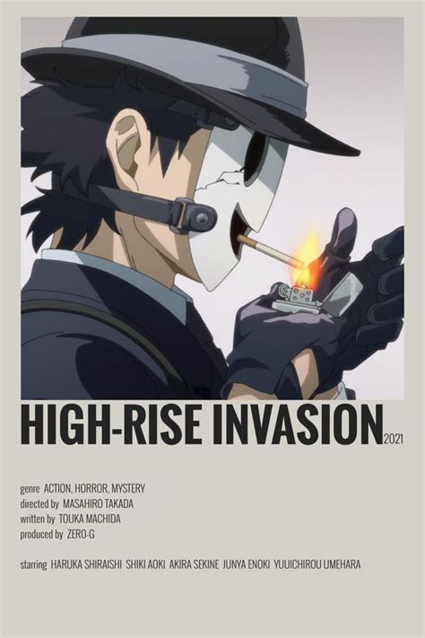 High Rise Invasion Minimalistalternative Anime Poster Otaku Anime