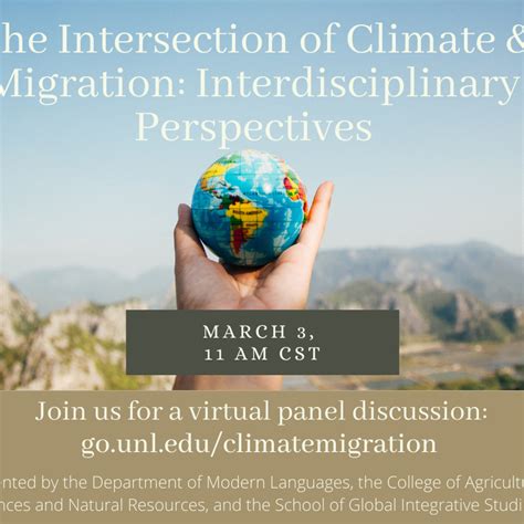 The Intersection Of Climate And Migration Interdisciplinary Perspectives