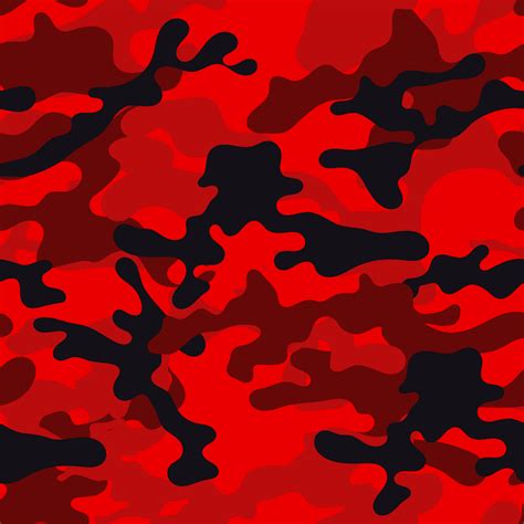 4 Red Camouflage Texture Tile Png Transparent