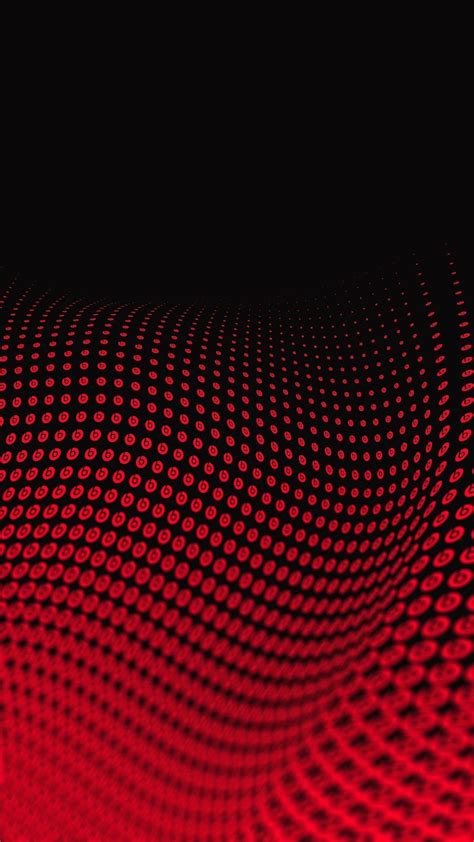 Wallpaper Full Hd 1080 X 1920 Smartphone Red Wave 3d Abstract