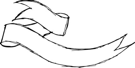 9 Hand Drawn Banner Ribbon (PNG Transparent) | OnlyGFX.com png image