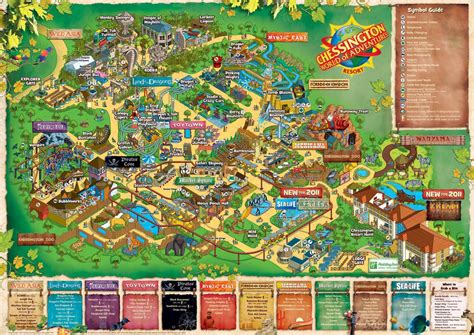 Chessington Zoo Map 2014 Theme Park Map Adventure Theme Adventure