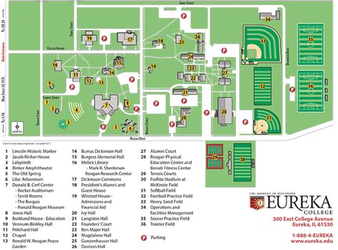 Hamline University Campus Map Campus Map
