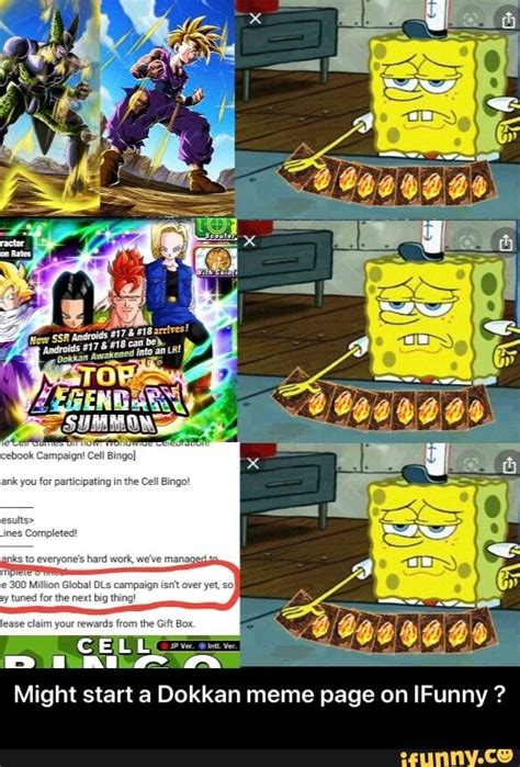 Dragon ball legends is the ultimate dragon ball experience on your mobile device! Dbz Dokkan Battle Memes Reddit - apsgeyser