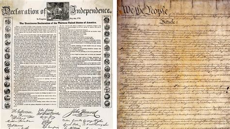 The Declaration Of Independence Vs The Us Constitution Readers Digest