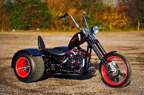 Custom Harley Davidson Sportster Based Hotrod Inspired Trike Custom